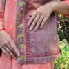 Kantha Stitch Semi Tussar Jacket with Pockets